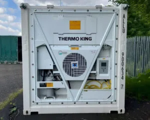 10ft reefer container Thermo King Magnum Plus refrigeration unit exterior