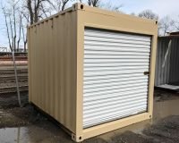 1 10Ft Shipping Container With Roll-Up Door