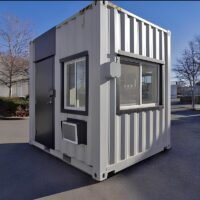 10ft x 10ft container office three windows natural light 7ft 5ft 2.5ft