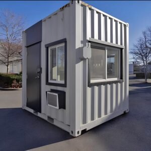 10ft x 10ft container office three windows natural light 7ft 5ft 2.5ft