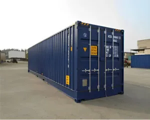 40ft full side access container rear end doors 7ft 4in wide 8ft 6in tall
