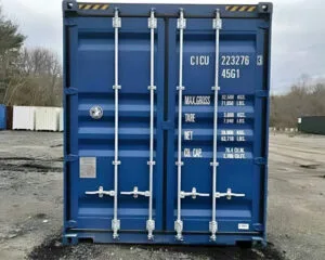 40ft one-trip high cube shipping container 9ft 6in CSC plate near-new