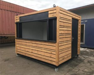 10ft x 8ft Cladded Food/Drink Outlet Shipping Containers