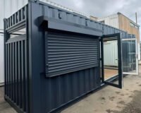 20ft x 8ft Custom Shipping Container Conversion – Portable Building