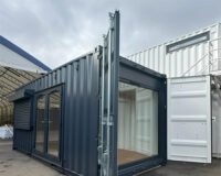20ft x 8ft Custom Shipping Container Conversion – Portable Building