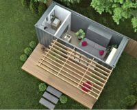 20ft Custom Shipping container Office, Container House Specifications & Dimensions