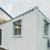 Custom- Office- Cabin 21ft x 8ft Custom Office Cabin – Refurbished Portable Building with A/C & Glazed Door