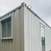Custom- Office- Cabin3 21ft x 8ft Custom Office Cabin – Refurbished Portable Building with A/C & Glazed Door