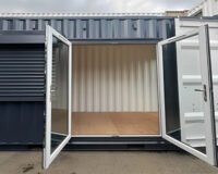 20ft x 8ft Custom Shipping Container Conversion – Portable Building