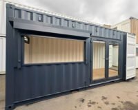 20ft x 8ft Custom Shipping Container Conversion – Portable Building