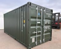 Dark-Green 20Ft Shipping Container (One Trip) – Dark Green