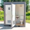 Double-Toilet Portable Double Toilet