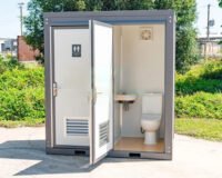 Double-Toilet Portable Double Toilet