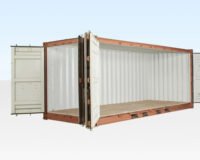 Full-Side-Access2 Used 20Ft Open Side / Full Side Access Contain