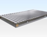 Galvanized 4M X 2.1M Flat Pack Container Store – Galvanized