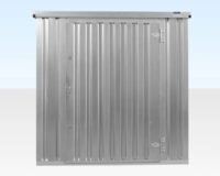 Galvanized2 4M X 2.1M Flat Pack Container Store – Galvanized