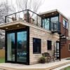 Home-With-Rooftop 2 Story Shipping Container Home With Rooftop Dimensions