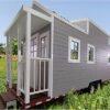 Insulated Aluminum Tiny Prefab House On Wheels
