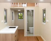 Insulated Aluminum Tiny Prefab House On Wheels