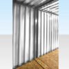 6M X 2.1M End Linked Flat Packed Container Bundle (Galvanized)