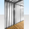 6M X 2.1M End Linked Flat Packed Container Bundle (Galvanized)