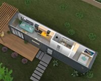 Living-Container-House3 40Ft Living Container House – Shipping Container Home
