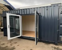 Portable-Building4 20ft x 8ft Custom Shipping Container Conversion – Portable Building