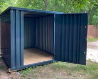 Powder-Coated 4m x 2.1m Powder Coated Flat Packed Store