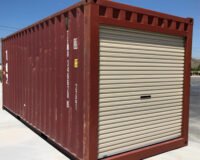 Roll-Up-Used 20ft Used Shipping Container With Roll-Up Door