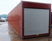 Roll-Up-Used2 20ft Used Shipping Container With Roll-Up Door
