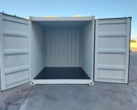 Shipping-Container white3 10Ft X 8Ft Shipping Container (One Trip) – White