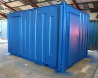 Toilet-Blue1 13ft x 9ft Site Office With Toilet Blue