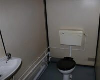 Toilet-Blue3 13ft x 9ft Site Office With Toilet Blue