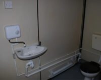 Toilet-Blue4 13ft x 9ft Site Office With Toilet Blue