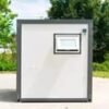 premium portable toilet shower unit rear double glazed openable window